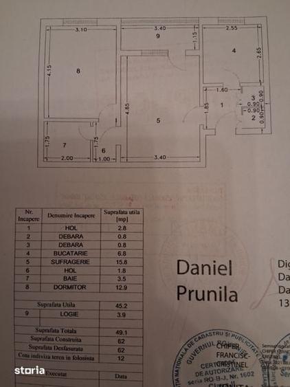 Apartament cu 2 camere în Central