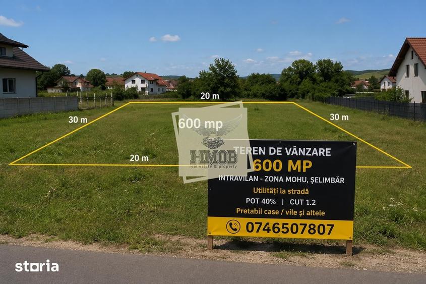 Teren de 600 mp, în Veștem