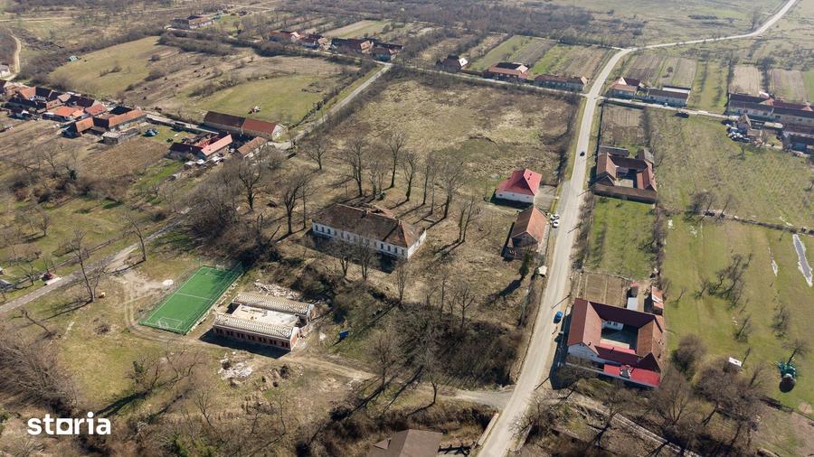 Casă cu 8 camere cu Teren 7235 Mp în Traian Vuia