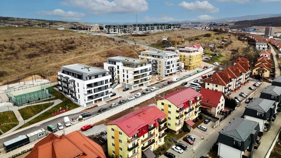 Apartament cu 2 camere semidecomandat în Baciu