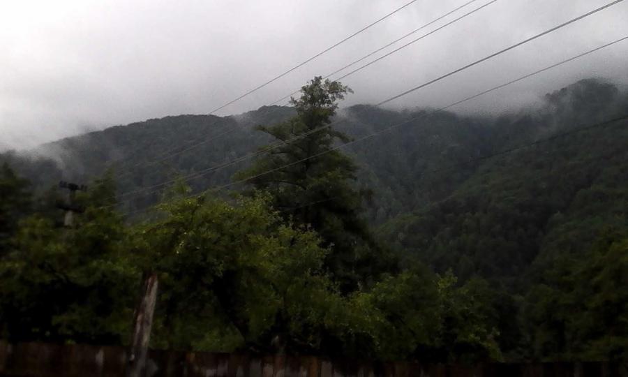 Teren munte cu cabana lemn si casa modulara - 2