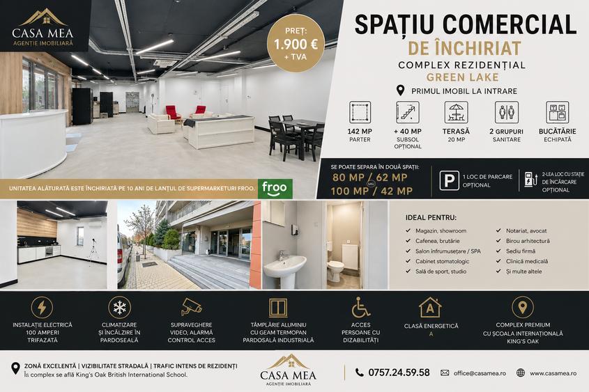 Spatiu Comercial Green Lake Sisesti- Pret 1.900 euro+TVA - 57