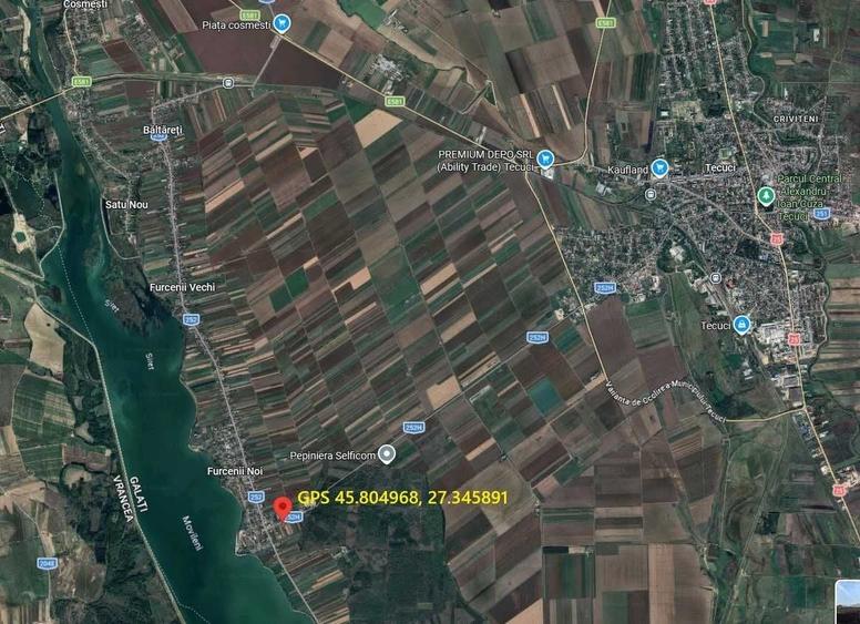 Teren de 3000 mp, în Exterior Vest