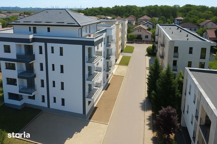 Apartament cu 3 camere decomandat în Chiajna