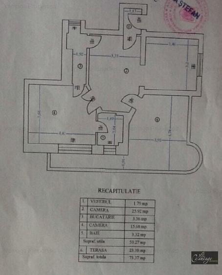 Apartament 2 camere, cu terasa, Calea Plevnei, Cismigiu - 11