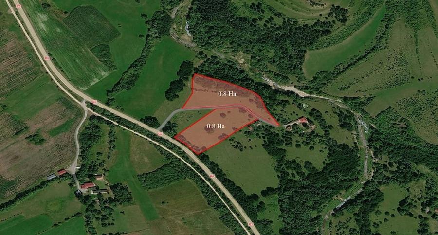 Teren de 16000 mp, în Călățele