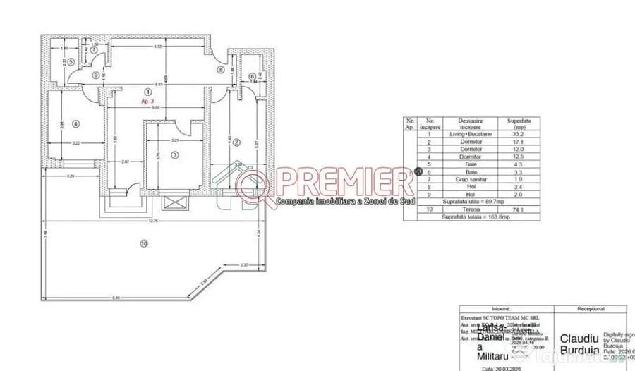 4 camere premium si curte 74mp - Metrou Berceni - 17