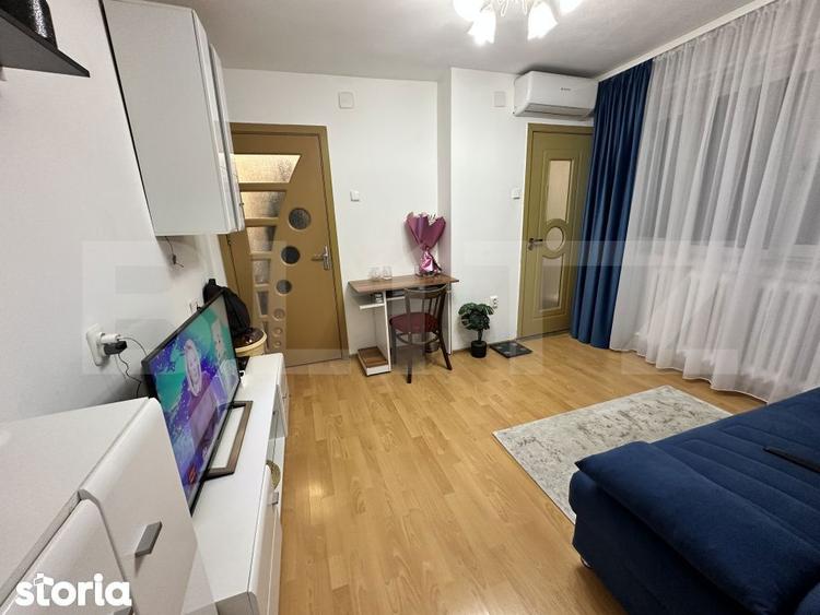 Apartament cu 2 camere semidecomandat, mobilat în Valea Rosie
