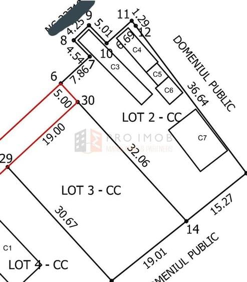 Teren Construcții intravilan de 1255 mp, în Vernești