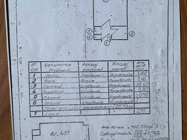 Garsonieră decomandată în Iancului