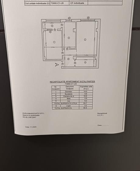 Apartament cu 2 camere decomandat în Rediu