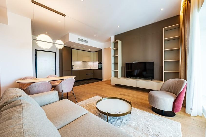 Apartament cu 3 camere decomandat, mobilat în Barbu Văcărescu — fotografia 3