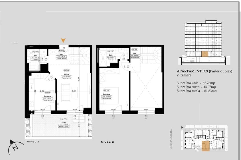 Apartament cu 2 camere semidecomandat în Colentina
