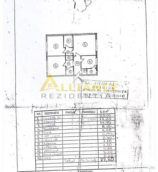 Apartament cu 3 camere decomandat în Vitan