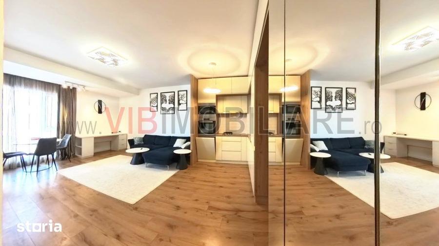 Apartament cu 2 camere, mobilat în Tunari