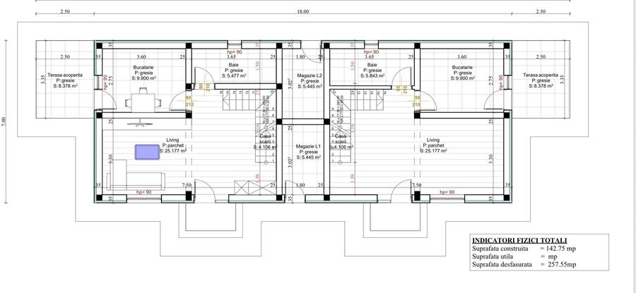 Casă cu 4 camere cu Teren 260 Mp în Ciurea