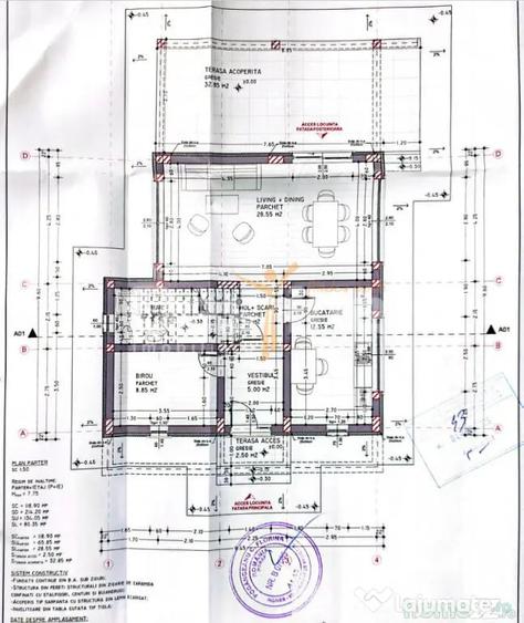 Casă cu 4 camere cu Teren 394 Mp în Miroslava