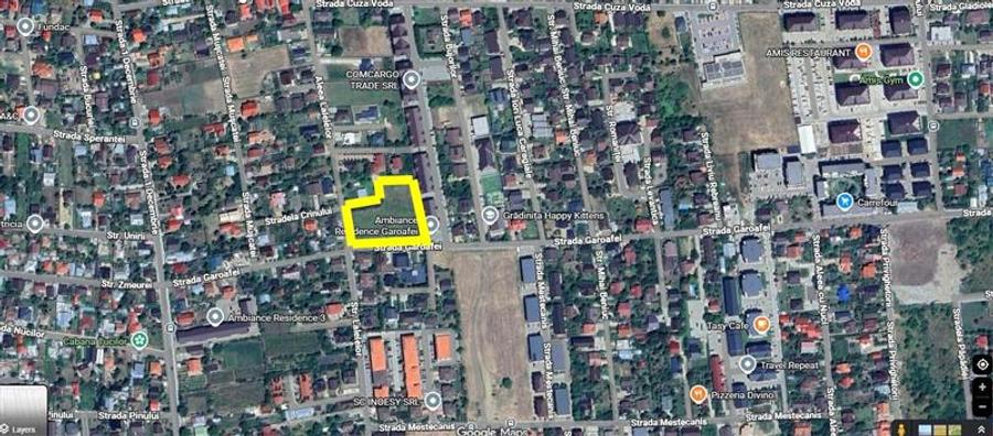 Teren Construcții intravilan de 456 mp, în Aeroport