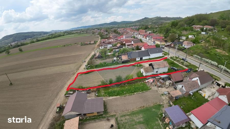 Teren de 1160 mp, în Dârlos