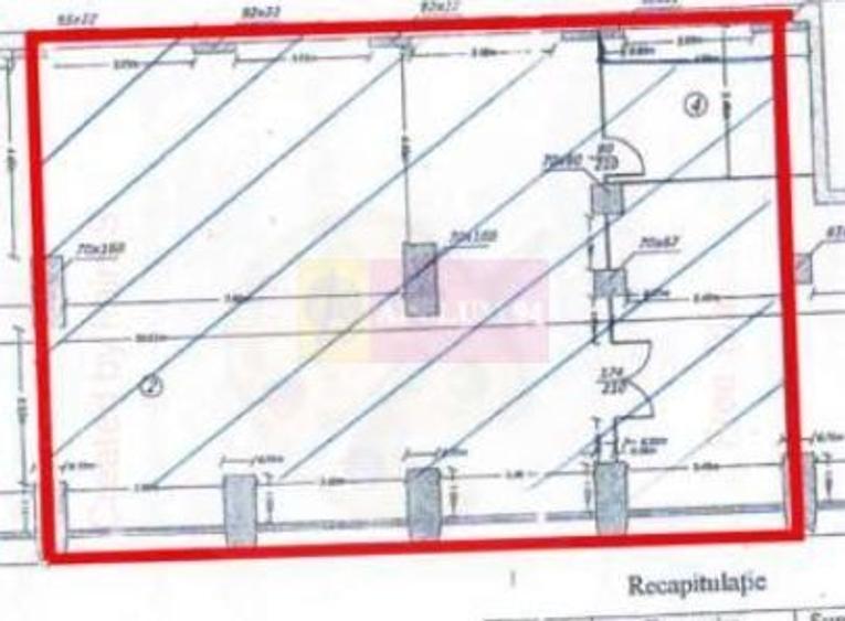 Spațiu comercial, de 200 mp, în P-ța Unirii