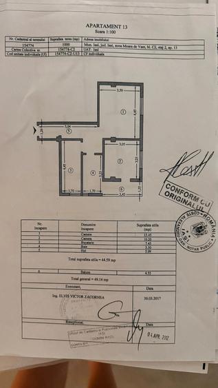 Apartament cu 2 camere decomandat în Moara de Vânt