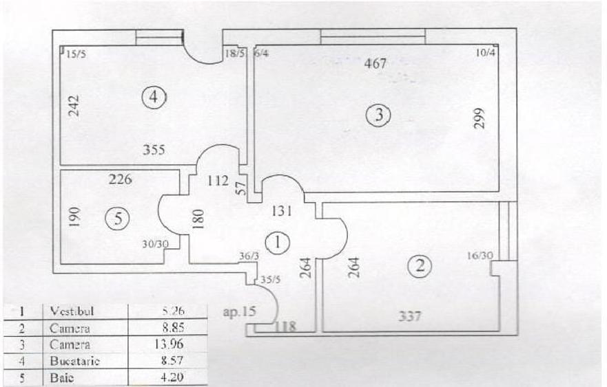 Apartament 2 camere Aparatprii Patriei | Loc de parcare | Curte 56mp - 12