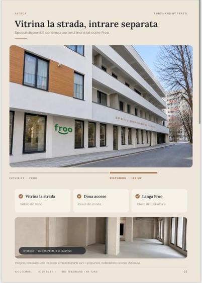 Spațiu comercial, de 100 mp, în Obor