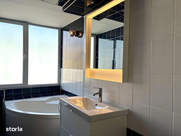 Apartament cu 2 camere semidecomandat, mobilat în Central