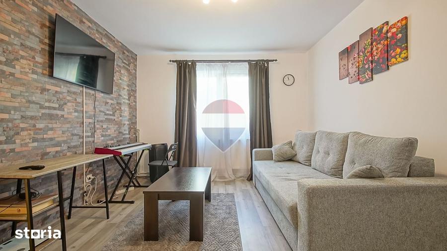 Apartament cu 2 camere semidecomandat în Florilor
