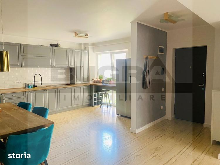 Apartament cu 4 camere, mobilat în Borhanci