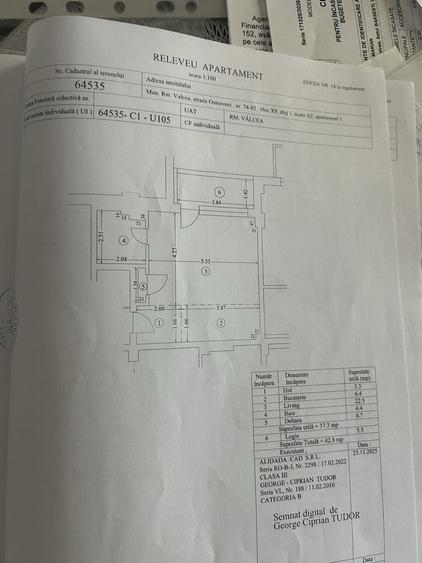 Garsonieră decomandată în Exterior Vest
