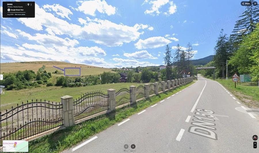 Teren de 1680 mp, în Văratec