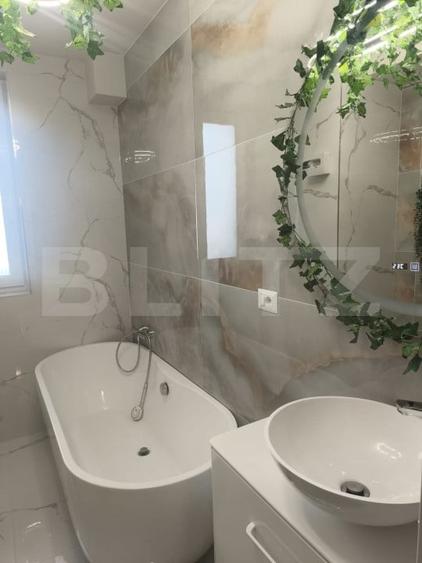 Apartament cu 3 camere decomandat, mobilat în Exterior Nord