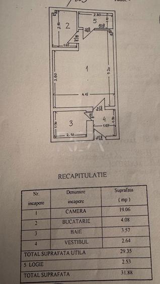 Garsonieră decomandată, mobilată în Chișinau