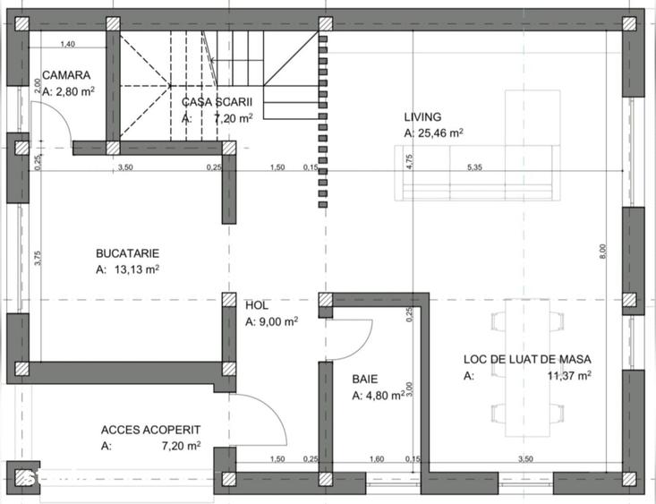 Casă cu 4 camere cu Teren 350 Mp în Iorga