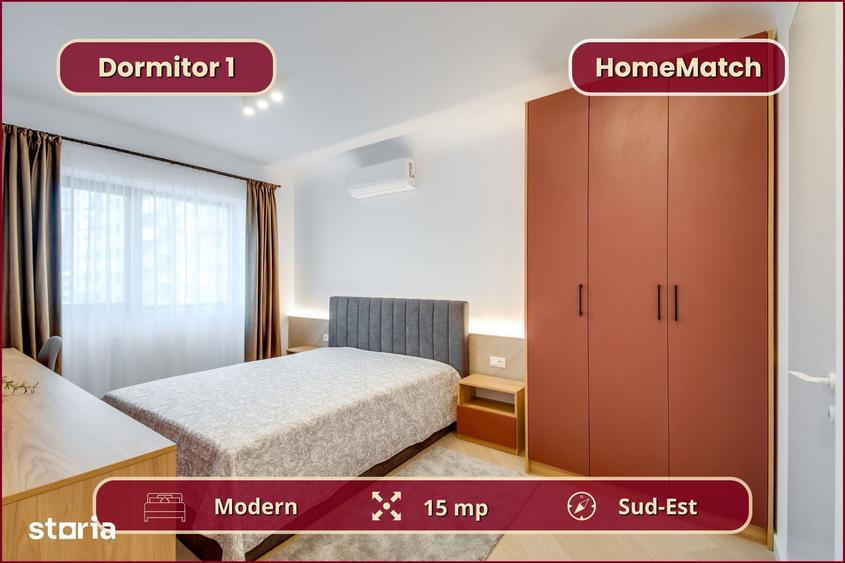 Apartament cu 3 camere decomandat în Sud