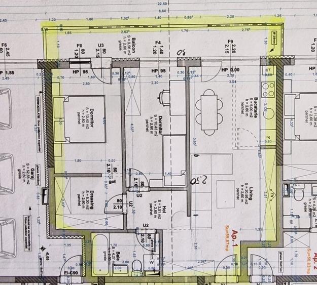 Apartament modern 3 camere de inchiriat Magnolia - 9