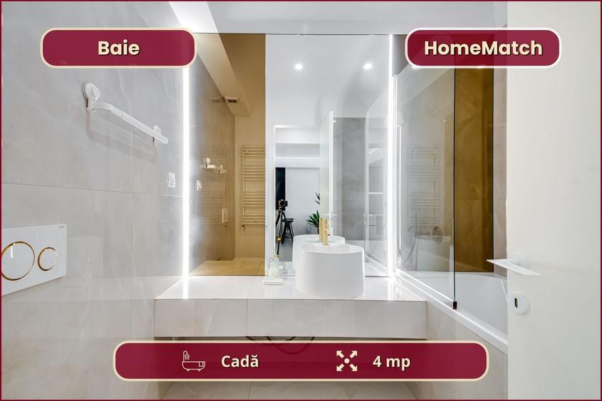 Apartament cu 2 camere semidecomandat, mobilat în Pipera