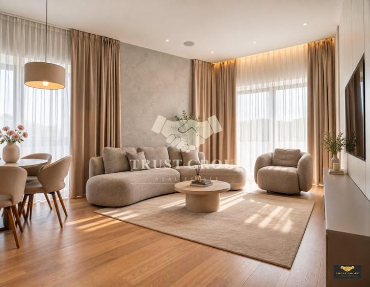 Apartament cu 3 camere semidecomandat, mobilat în Floreasca