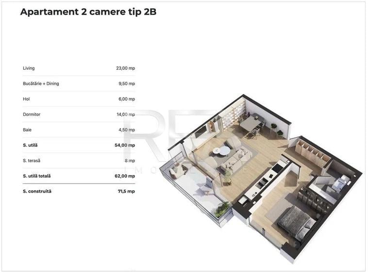 Apartament cu 2 camere în Aviației — fotografia 1