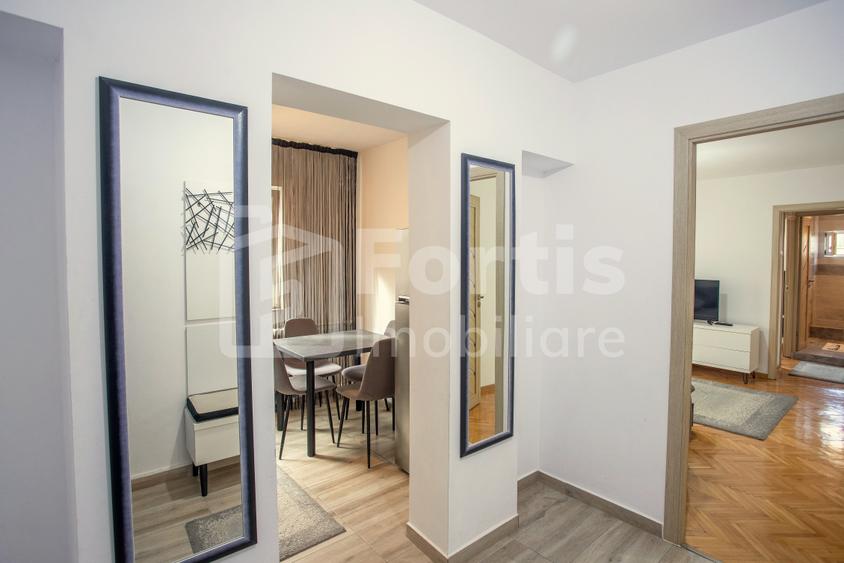 Apartament cu 2 camere semidecomandat, mobilat în Rogerius
