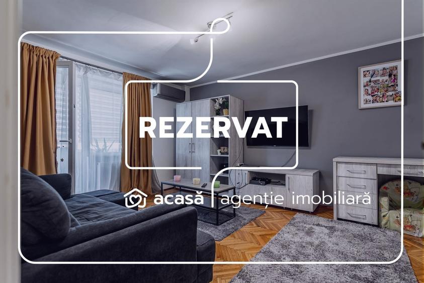 Apartament cu 2 camere decomandat, mobilat în Central