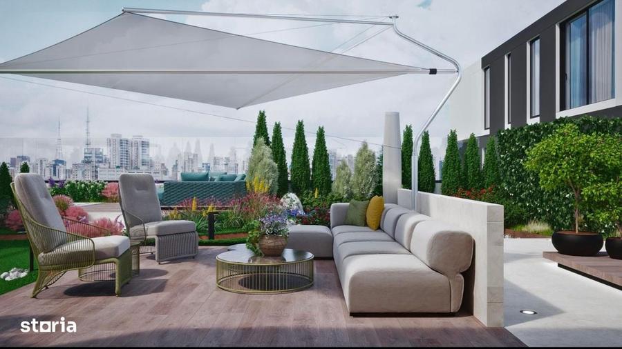 Penthouse spectacolos Aviatiei 790 mp cu piscina pe terasa - 4
