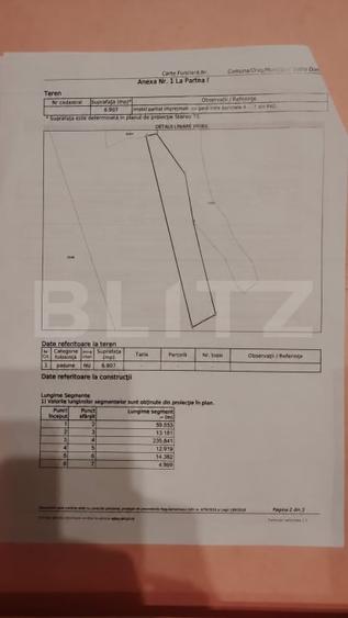 Teren agricol extravilan de 6907 mp, în Vatra Dornei