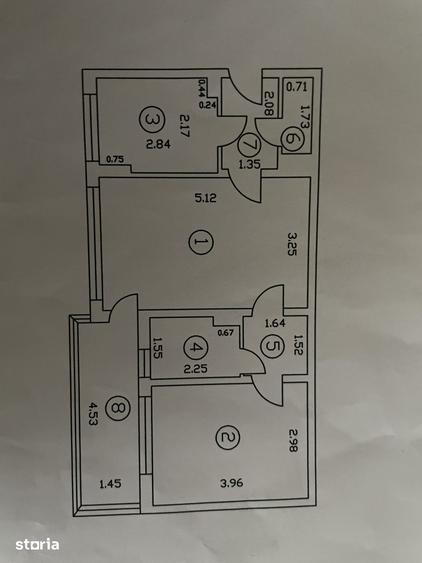 Apartament cu 2 camere în Bucureștii Noi
