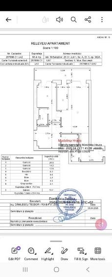 Apartament cu 3 camere semidecomandat în Străulești