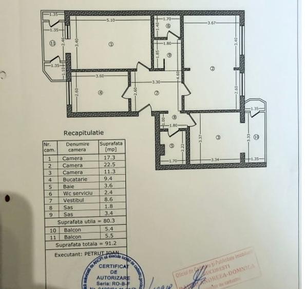 Apartament Spatios langa Parc Morarilor-Metrou Costin Georgian - 23