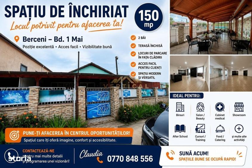 Spațiu comercial, de 150 mp, în Berceni