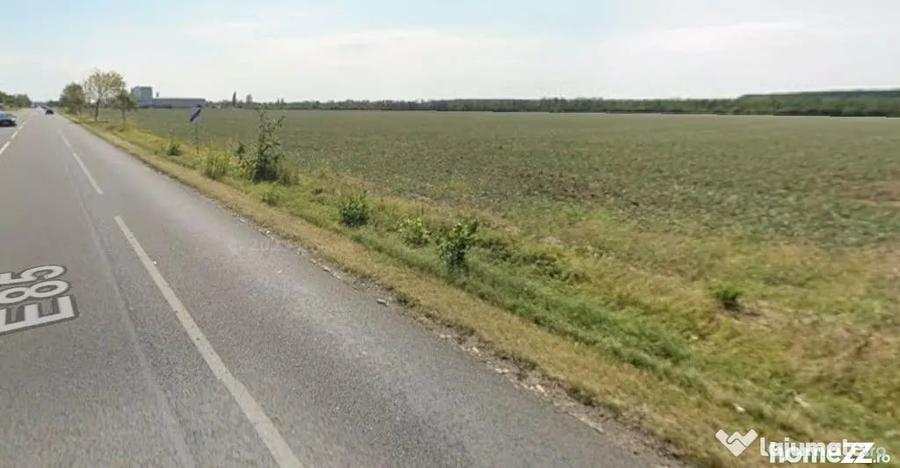 Teren intravilan 4,25ha, deschidere d=110ml la DN2 - 4