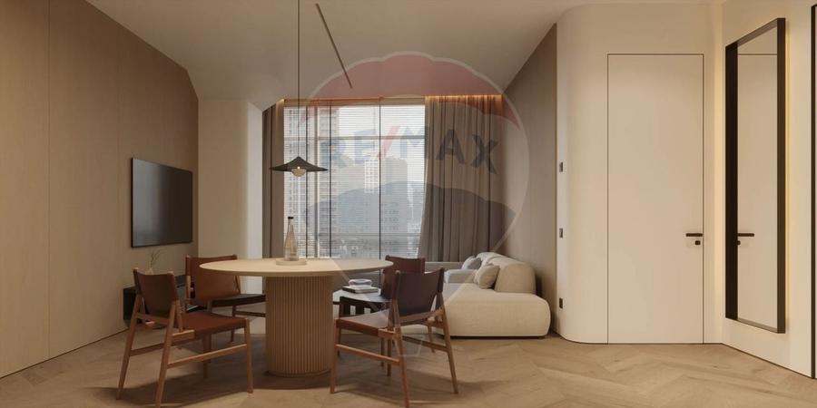 Apartament cu 2 camere semidecomandat în Central